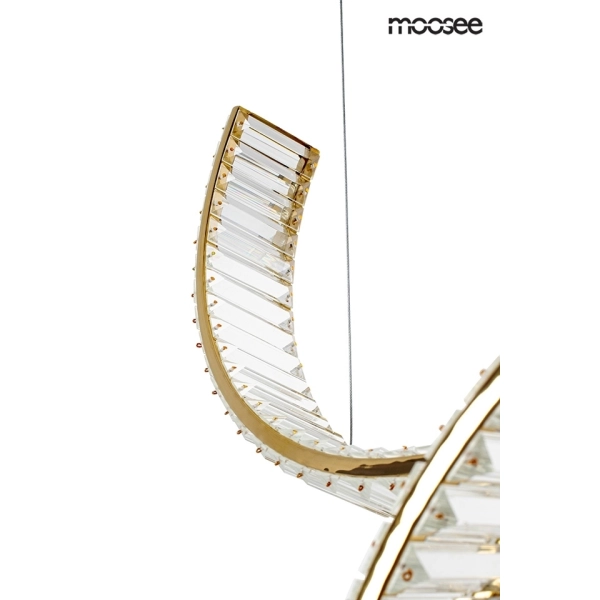 MOOSEE lampa wisząca WAVE 120 złota