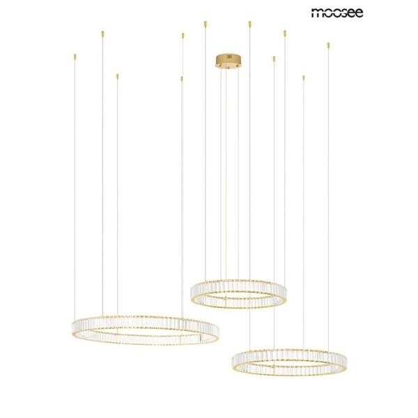 MOOSEE lampa wisząca LIBERTY 3A złota