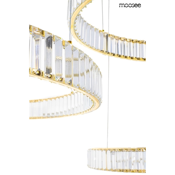 MOOSEE lampa wisząca LIBERTY 3B złota