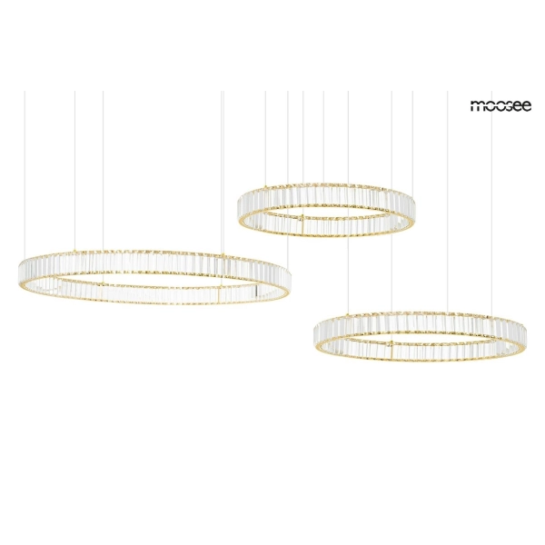 MOOSEE lampa wisząca LIBERTY 3B złota