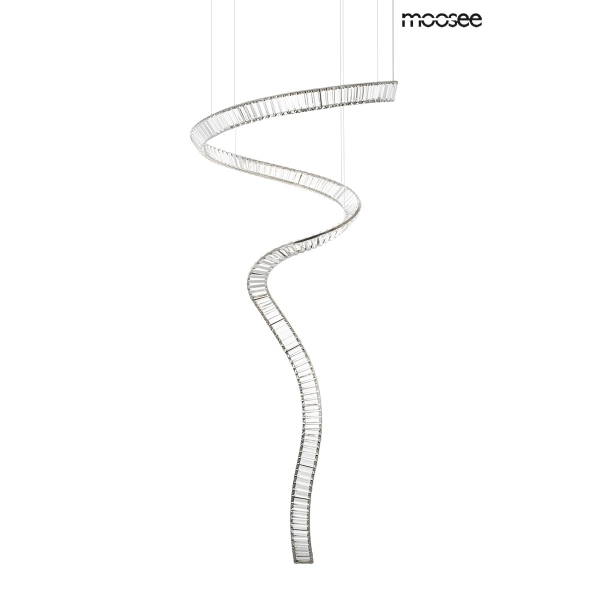 MOOSEE lampa wisząca WAVE CORDON 1A chrom