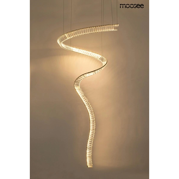 MOOSEE lampa wisząca WAVE CORDON 1A chrom