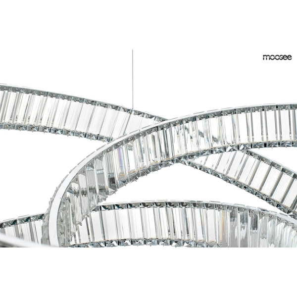 MOOSEE lampa wisząca WAVE 80 chrom