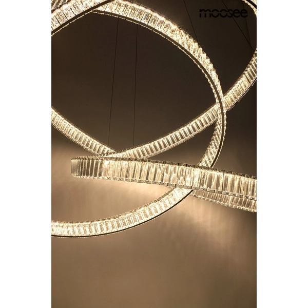 MOOSEE lampa wisząca WAVE 130 chrom