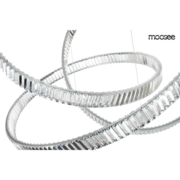 MOOSEE lampa wisząca WAVE 130 chrom