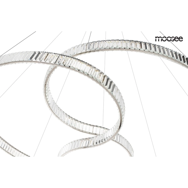 MOOSEE lampa wisząca WAVE 160A chrom