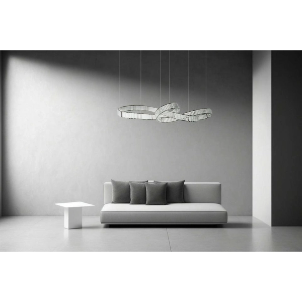 MOOSEE lampa wisząca WAVE 160B chrom