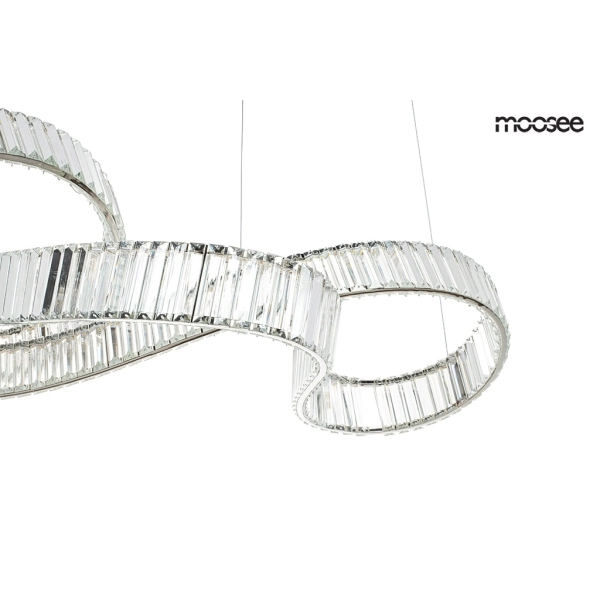 MOOSEE lampa wisząca WAVE 160B chrom