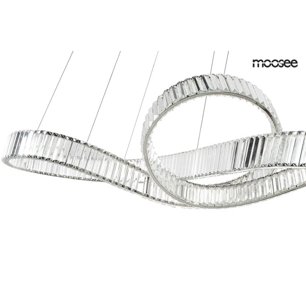 MOOSEE lampa wisząca WAVE 160B chrom