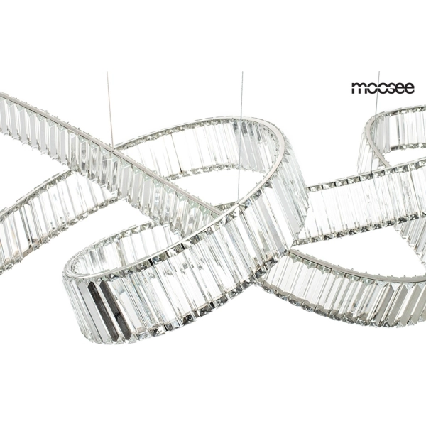 MOOSEE lampa wisząca WAVE 160B chrom