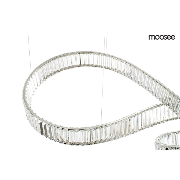 MOOSEE lampa wisząca WAVE 160B chrom