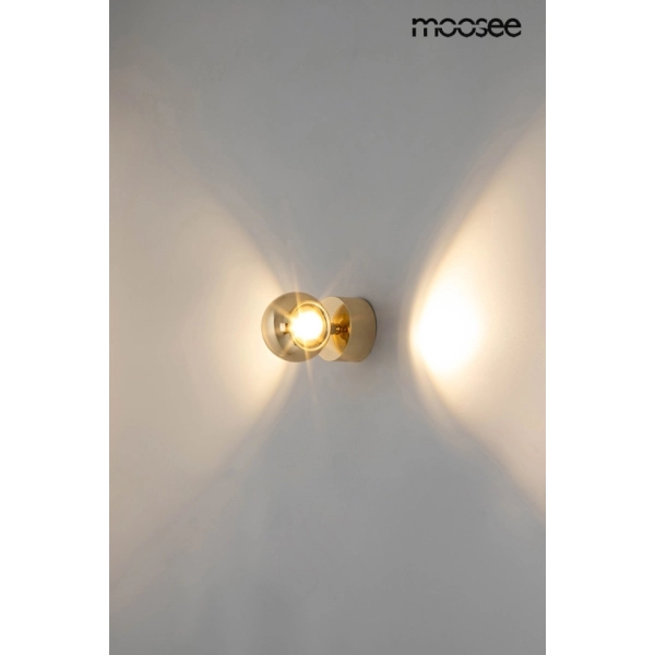 MOOSEE lampa ścienna EOS złoty