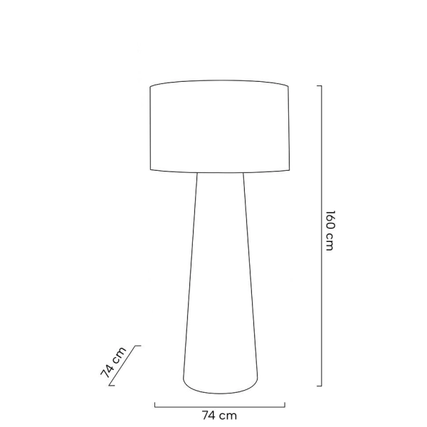 MOOSEE lampa podłogowa KAS 160