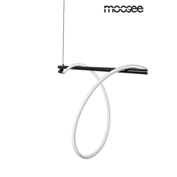 MOOSEE lampa wisząca SERPIENTE 120  czarna