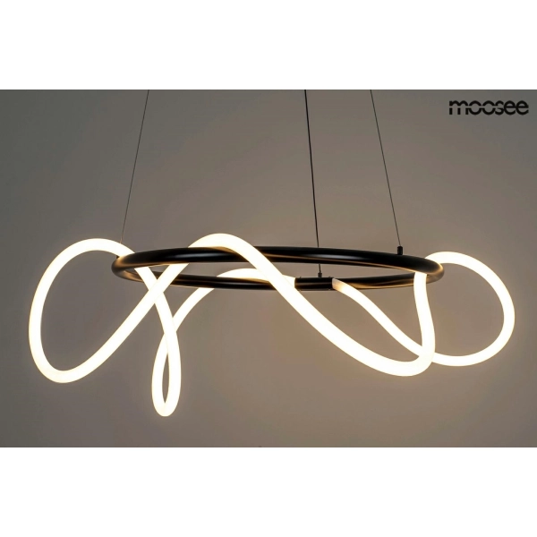 MOOSEE lampa wisząca SERPIENTE 60 czarna