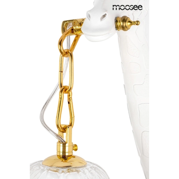 MOOSEE lampa ścienna GIRAFFE biała