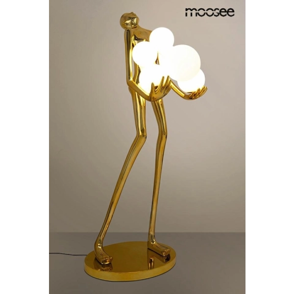 MOOSEE lampa podłogowa HUMAN GOLD         PREMIUM