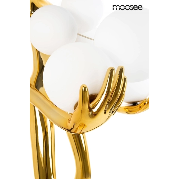 MOOSEE lampa podłogowa HUMAN GOLD         PREMIUM