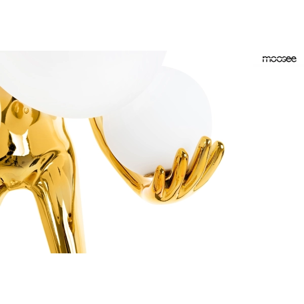 MOOSEE lampa podłogowa HUMAN GOLD         PREMIUM