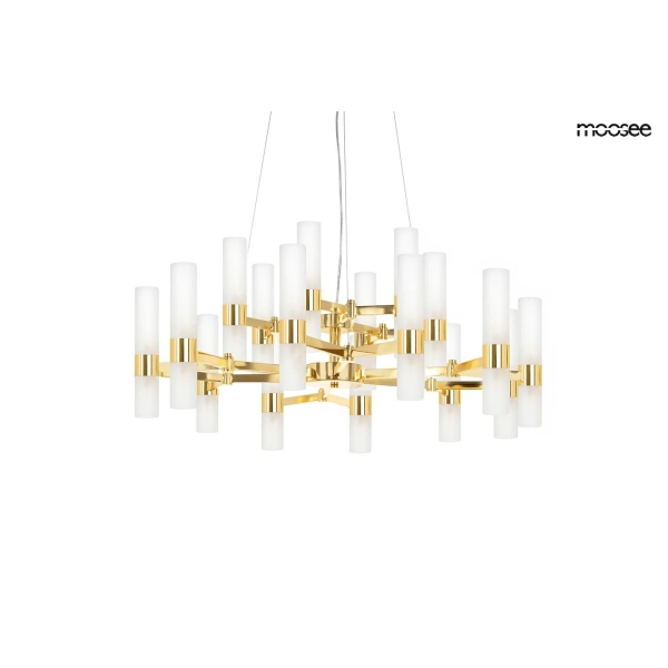 MOOSEE lampa wisząca TUBS 18 złota