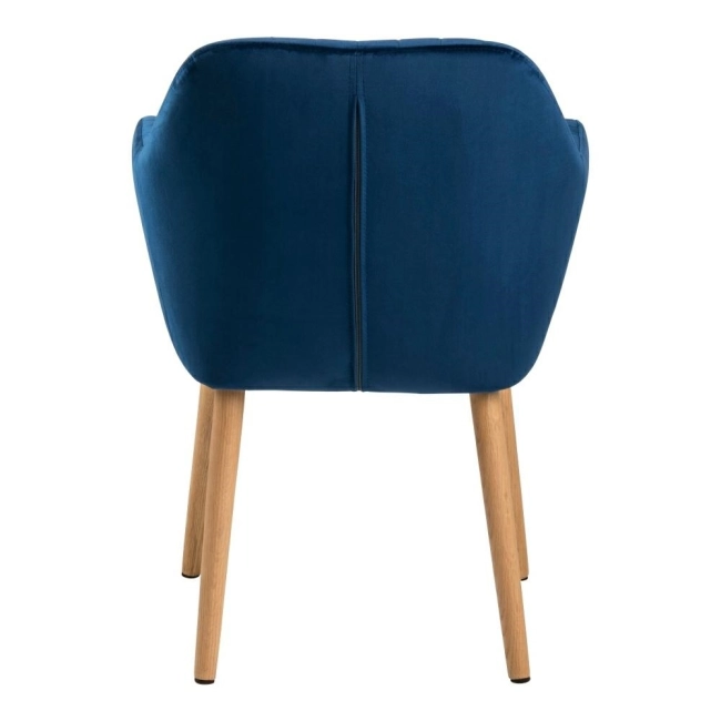 Krzesło Emilia Velvet deep blue
