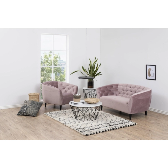 Fotel Ria VIC Dusty rose