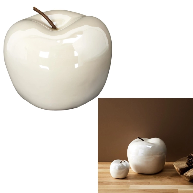 Dekoracja ceramiczne Jabłko 18 cm