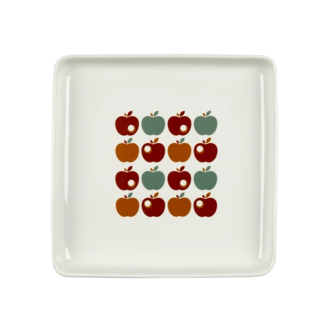 Taca porcelanowa Apple 18x18 cm