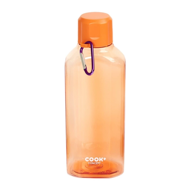 Butelka do wody z karabińczykiem           pomarańczowa