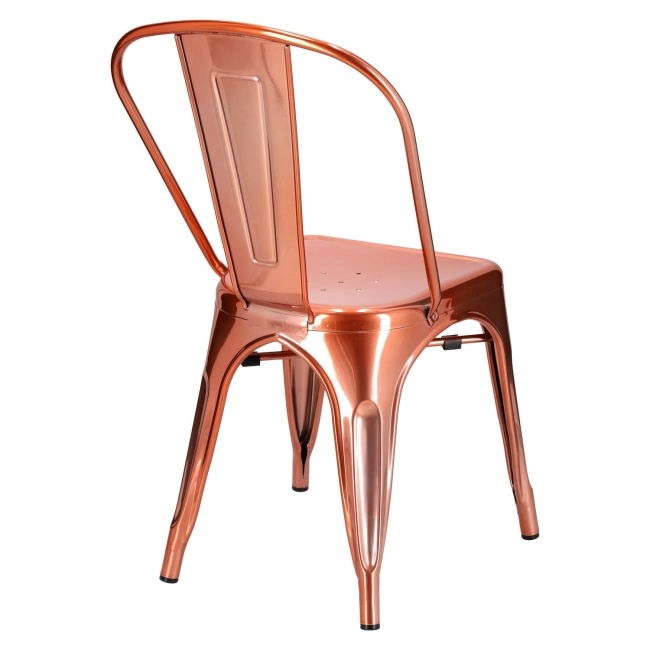 Krzesło Paris miedziane inspirowane       Tolix