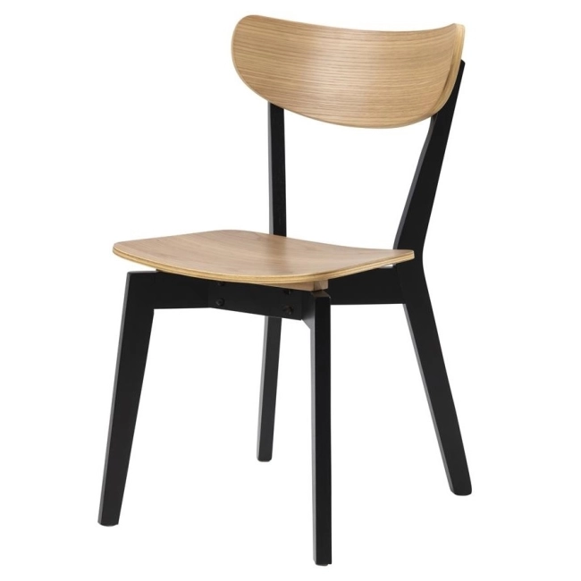 Krzesło Roxby naturalne czarne