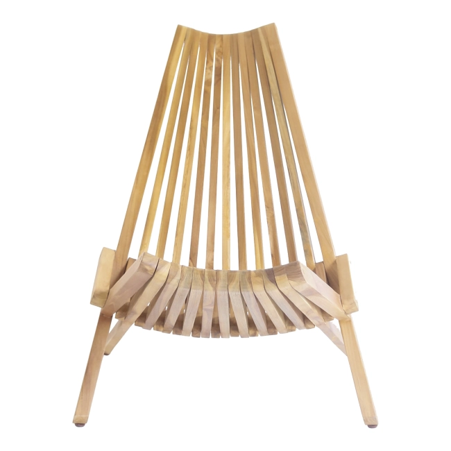 Krzesło składane Calero tekowe naturalne