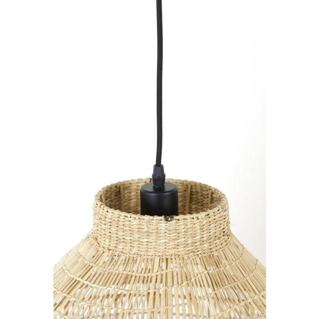 Lampa wisząca Latika 45x30 cm naturalna