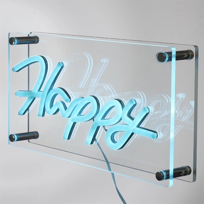 Lampka Happy Neon LED