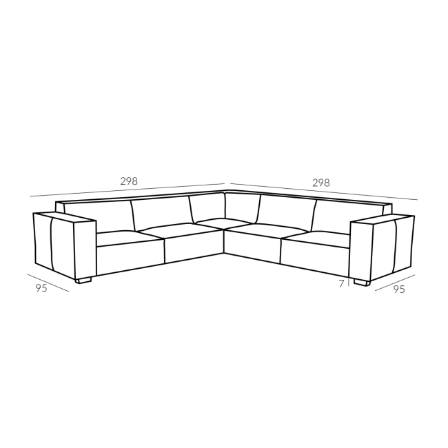 Sofa Manor 3 GR.4 Tkanin