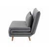 SOFA SPIKE II VELVET SZARY TAP. 139 / BUK