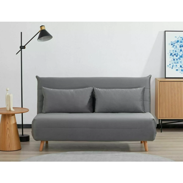 SOFA SPIKE II VELVET SZARY TAP. 139 / BUK