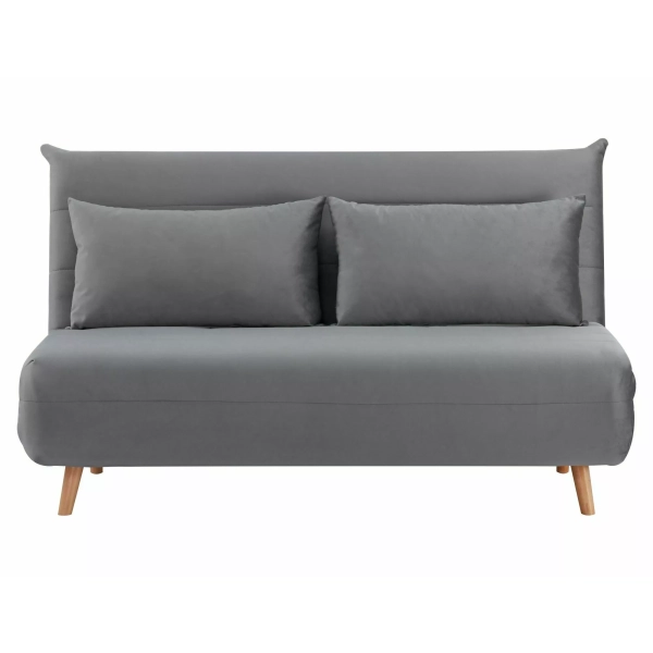 SOFA SPIKE II VELVET SZARY TAP. 139 / BUK