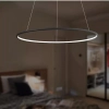 Lampa wisząca Ledowe Okręgi No.1 80cm 4k 43W czarna