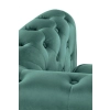 ERIKSEN fotel wypoczynkowy ciemny zielony / czarny-113348