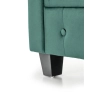 ERIKSEN fotel wypoczynkowy ciemny zielony / czarny-113349