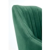 FRESCO fotel młodzieżowy ciemny zielony velvet (1p=1szt)-113786