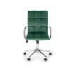 GONZO 4 fotel młodzieżowy ciemny zielony velvet (1p=1szt)-113899