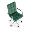 GONZO 4 fotel młodzieżowy ciemny zielony velvet (1p=1szt)-113900