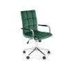 GONZO 4 fotel młodzieżowy ciemny zielony velvet (1p=1szt)-113902