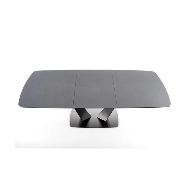 FANGOR stół rozkładany, blat - ciemny popiel, podstawa - czarny (3p=1szt)-113471