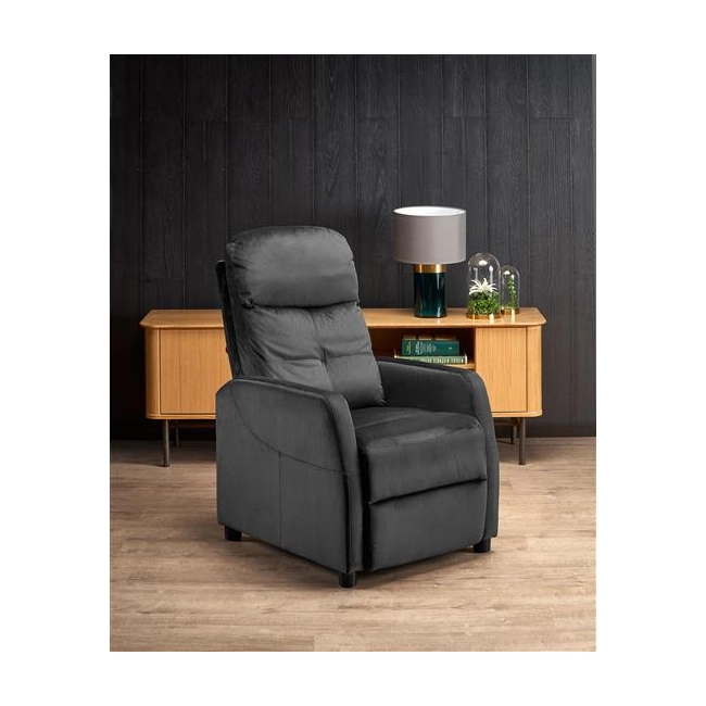 FELIPE 2 fotel wypoczynkowy czarny (2p=1szt)-113504