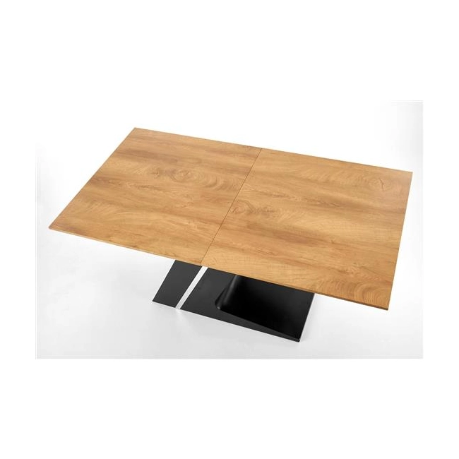 FERGUSON stół rozkładany blat - naturalny, nogi - czarny (2p=1szt)-113580