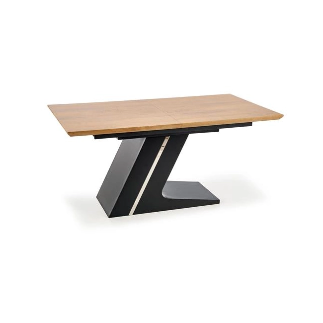 FERGUSON stół rozkładany blat - naturalny, nogi - czarny (2p=1szt)-113584