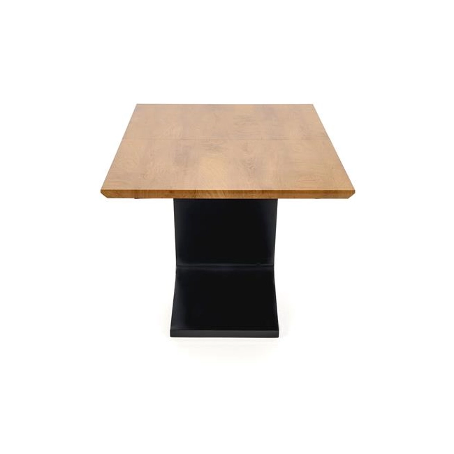 FERGUSON stół rozkładany blat - naturalny, nogi - czarny (2p=1szt)-113585